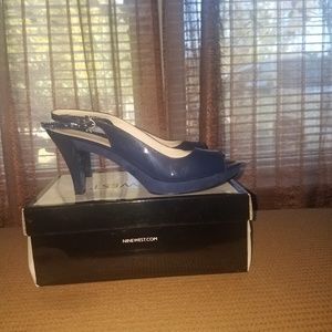 Navy blue Nine West heels